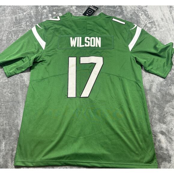 Nike Jersey Men’s Large NFL New York Jets Garrett Wilson #17 Jersey On Field Fan - Picture 5 of 12
